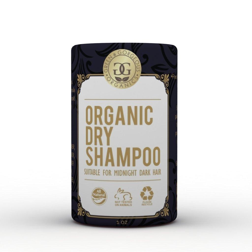 Organic Natural Dry Shampoo Powder Grapefruit and Sweet Orange For Dark Brown And Oily Hair - Travel Size