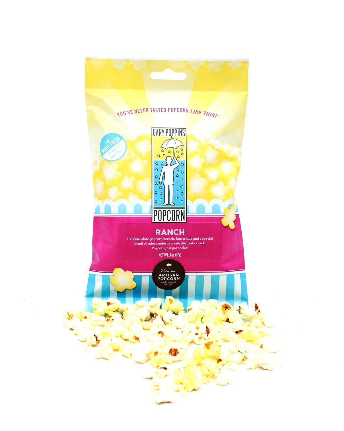 Gary Poppins Ranch Popcorn, Bag
