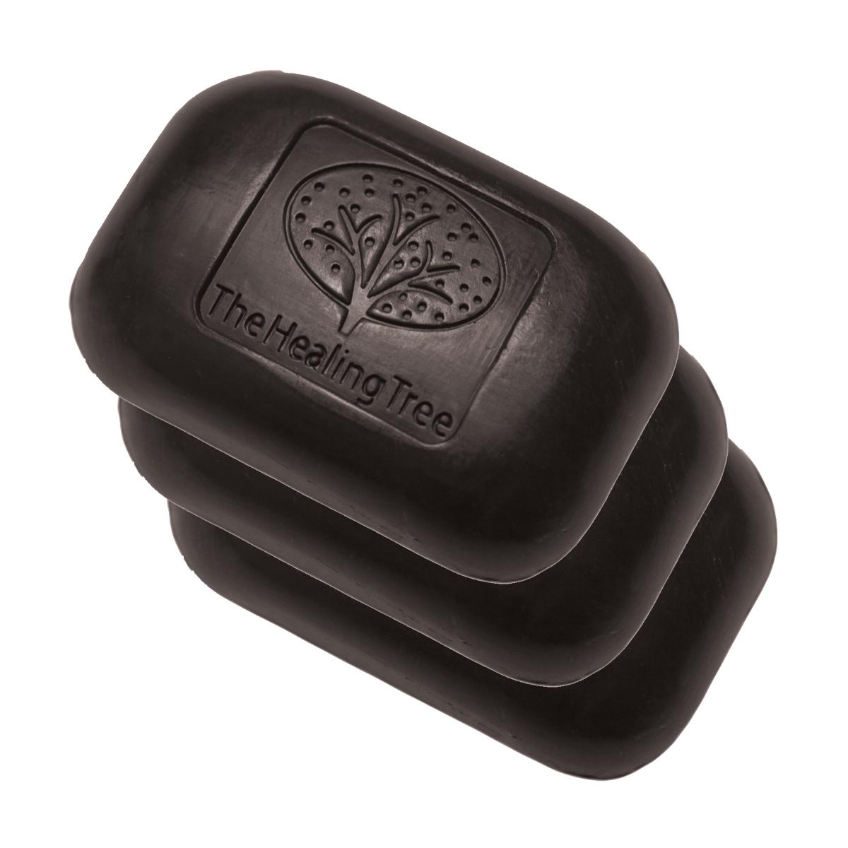 Bamboo Charcoal Soap (3-Pack) for Acne Prone Skin