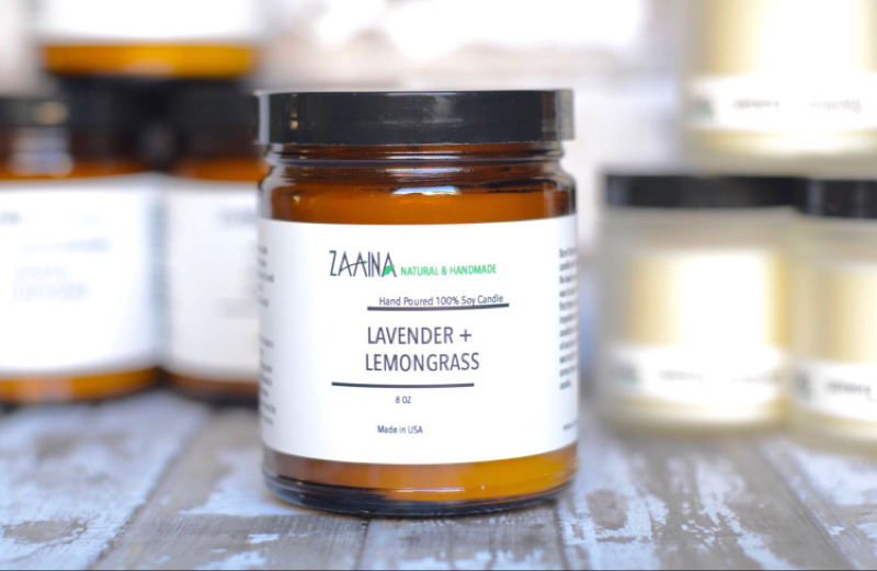Lavender + Lemongrass Soy Candle - image 2