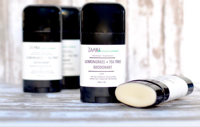 Lemongrass + Tea Tree Deodorant - All Natural, Aluminum Free