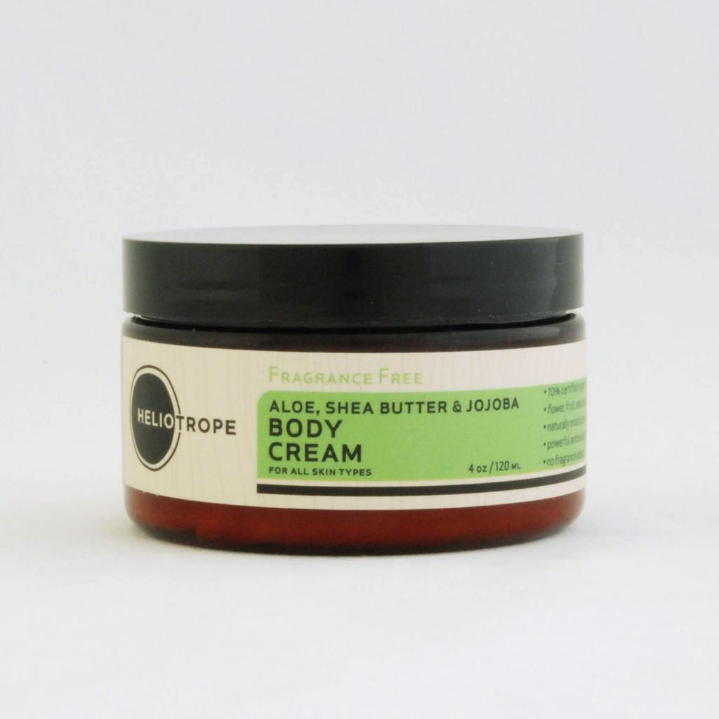 Organic Aloe, Shea Butter & Jojoba Body Cream