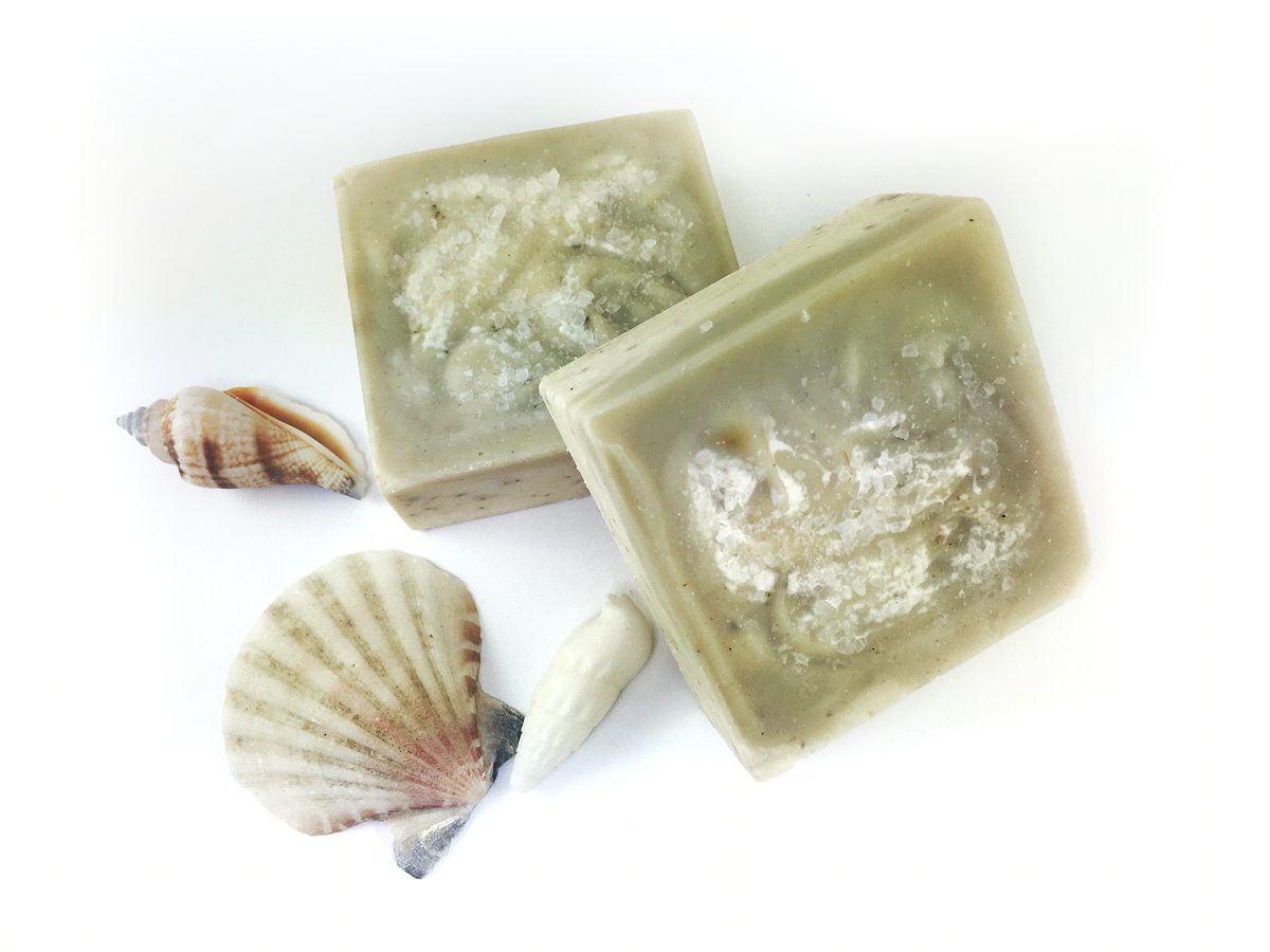 Rosemary and Peppermint All Natural and Vegan Salt Soap - image 2