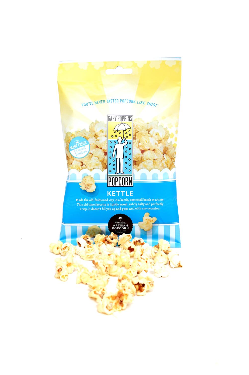 Gary Poppins Kettle Popcorn, Bag