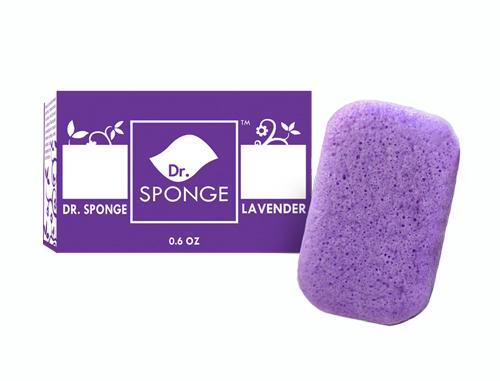 Dr. Sponge Body Cleansing Konjac Sponge Lavender