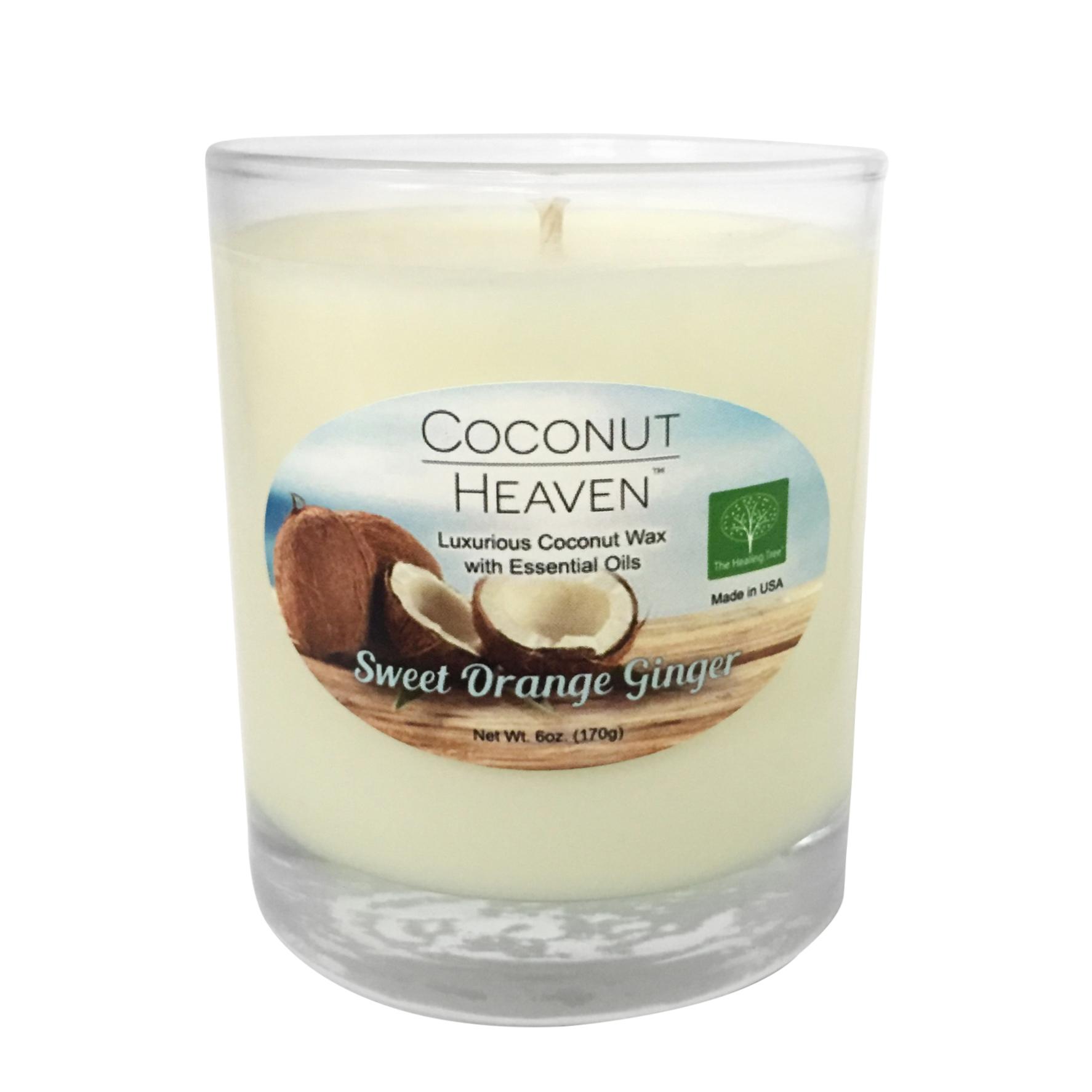 Sweet Orange Ginger Coconut Candle