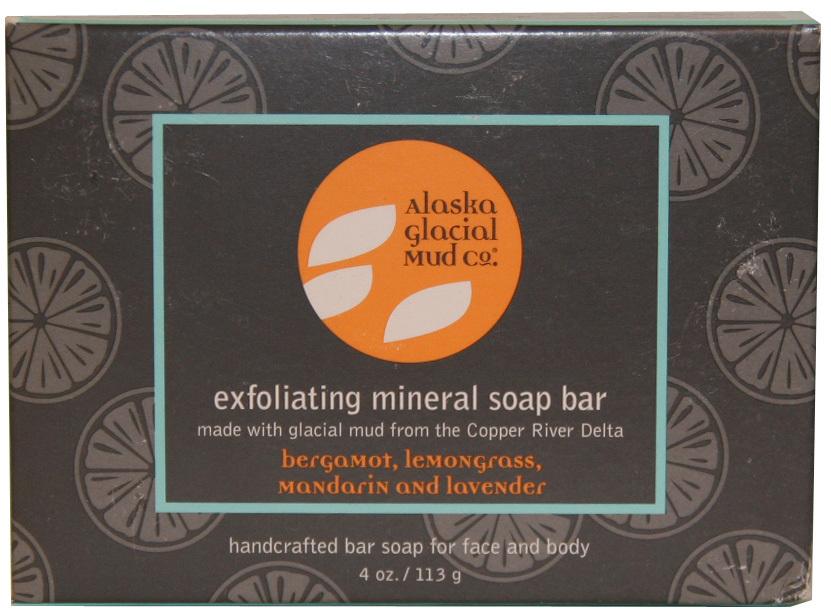 Exfoliating Mineral Soap Bar - BERGAMOT-MANDARIN-LEMONGRASS-LAVENDER - image 2