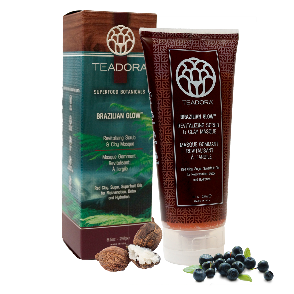 BRAZILIAN GLOW REJUVENATING RED CLAY & SCRUB