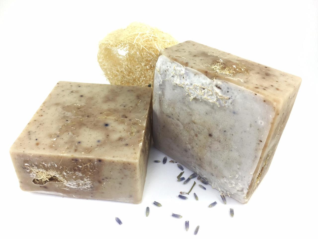 Sweet Lavender All Natural and Vegan Loofah Soap