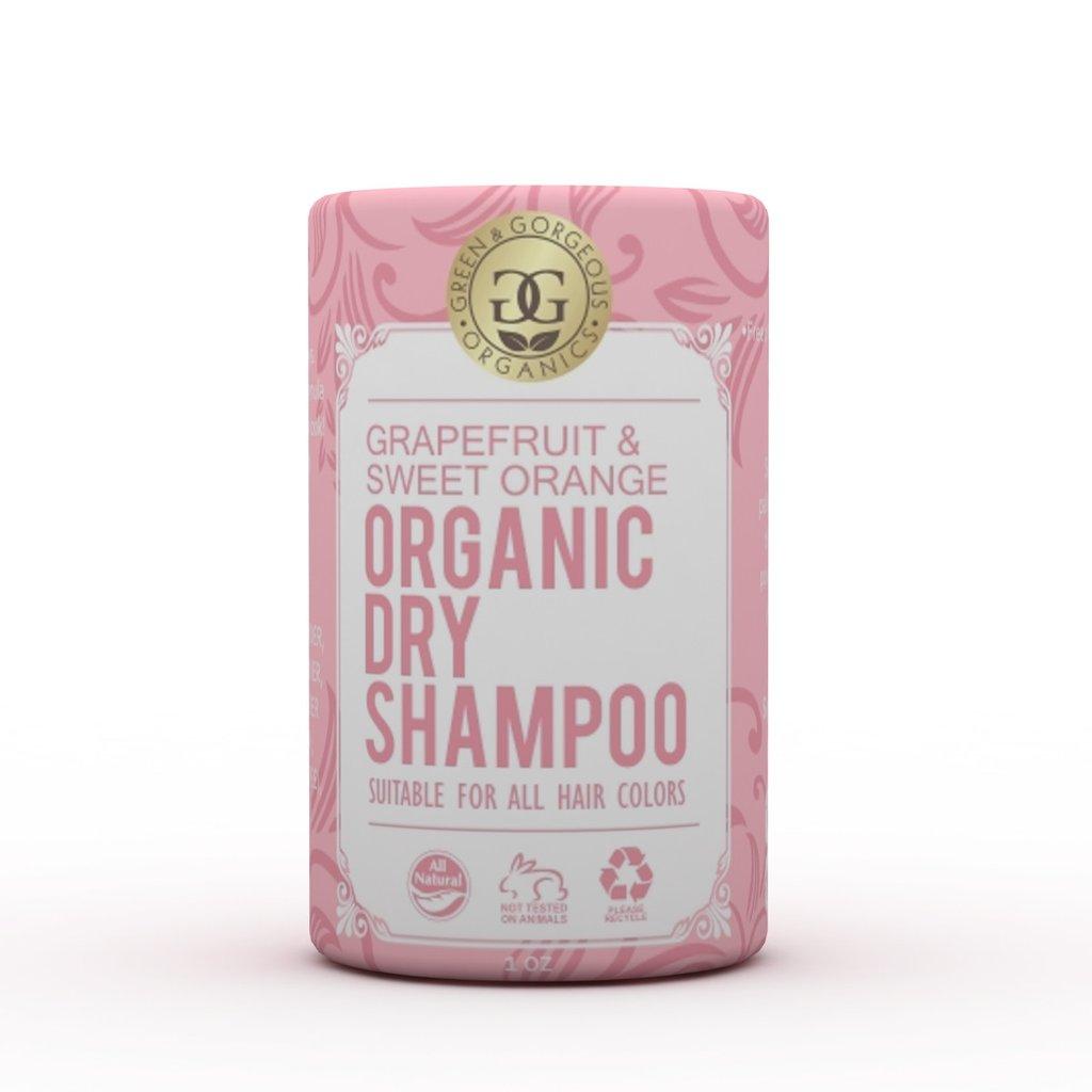 Organic Dry Shampoo Powder Grapefruit and Sweet Orange for All and Oily Hair Types- Travel Size