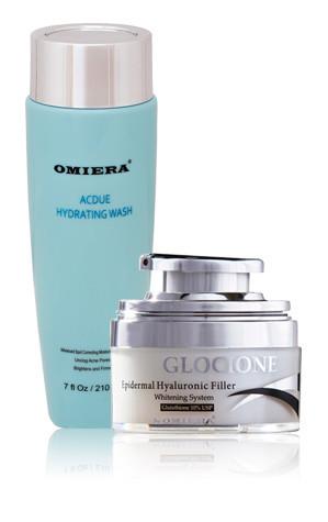 Omiera Labs Glocione Anti-Aging Cream. + Acdue Facial Wash Beauty Set (1.0 & 1.0 fl. oz.) - image 2