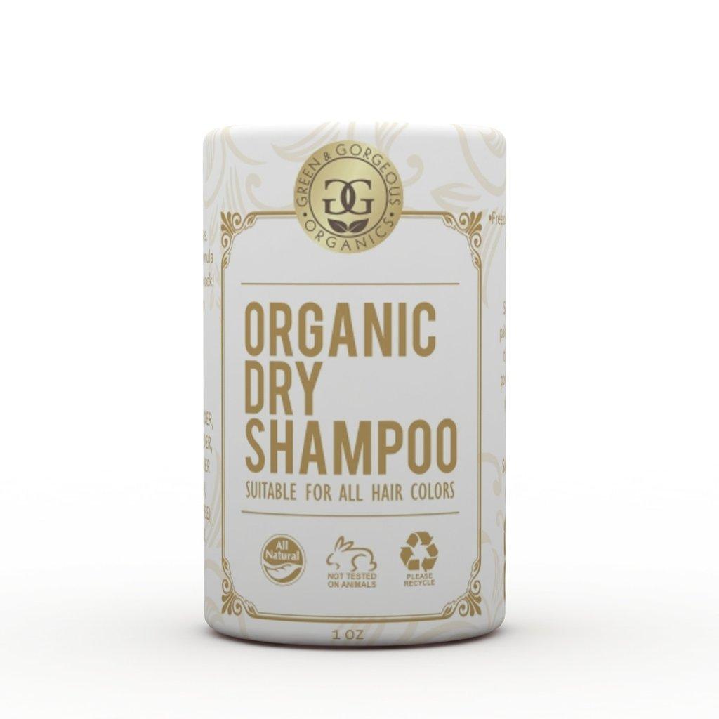 Organic Natural Dry Shampoo Powder UNSCENTED for All and Oily Hair Types- Travel Size
