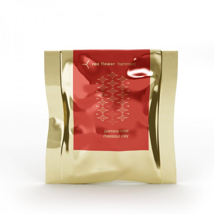 red flower jasmine rose rhassoul clay