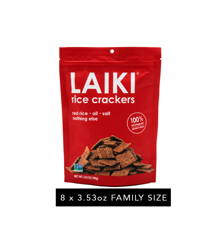 Red Rice Crackers (8 pack)