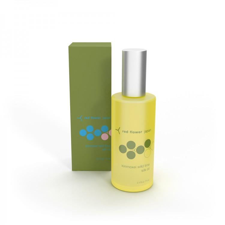 red flower kinmoxei wild lime silk oil