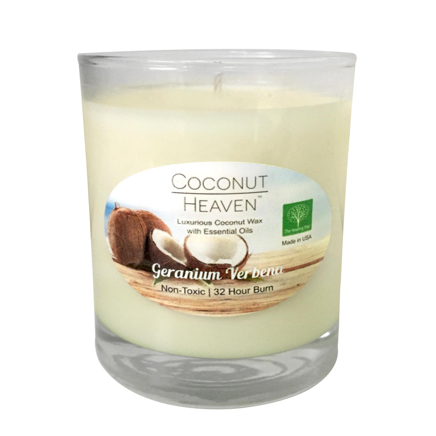 Geranium Verbena Coconut Candle