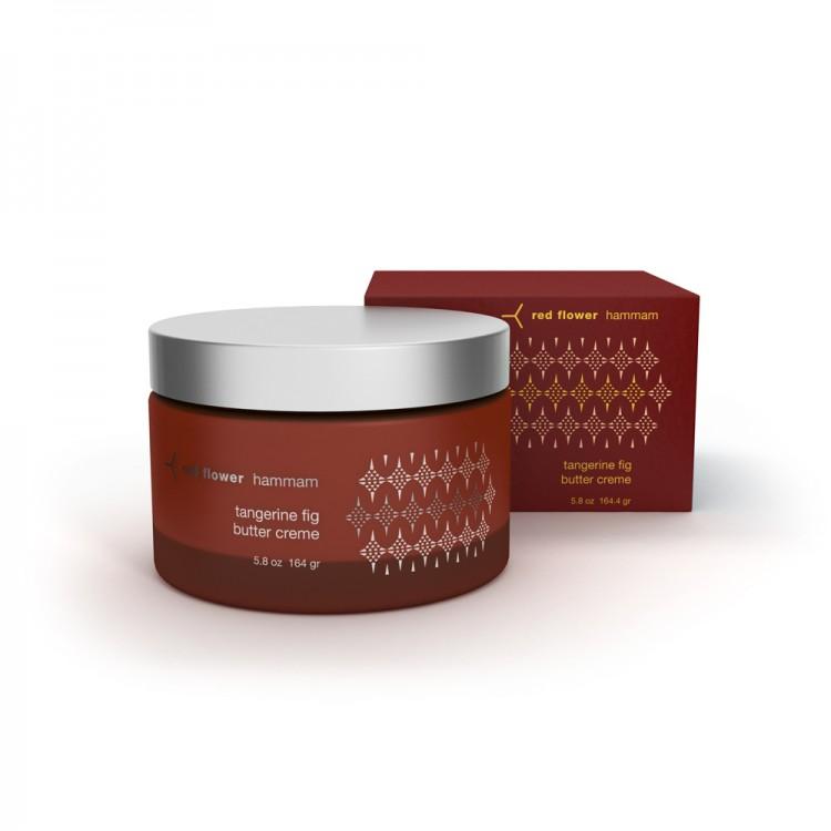 red flower tangerine fig butter creme