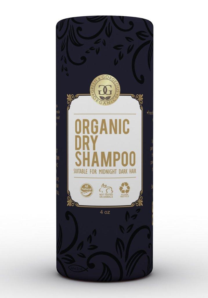 Organic Natural Dry Shampoo Powder for Dark Brown and Oily Hair - Lavender and Bergamot