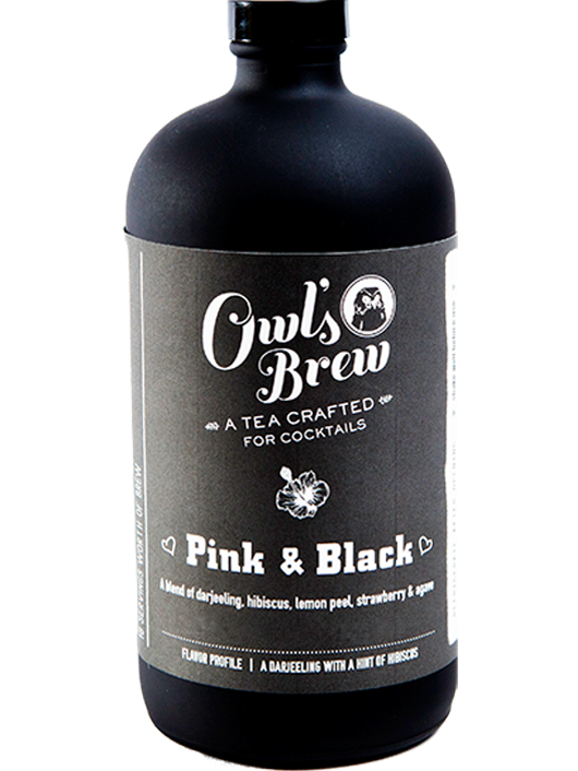 Pink & Black 8oz-tea crafted for cocktails