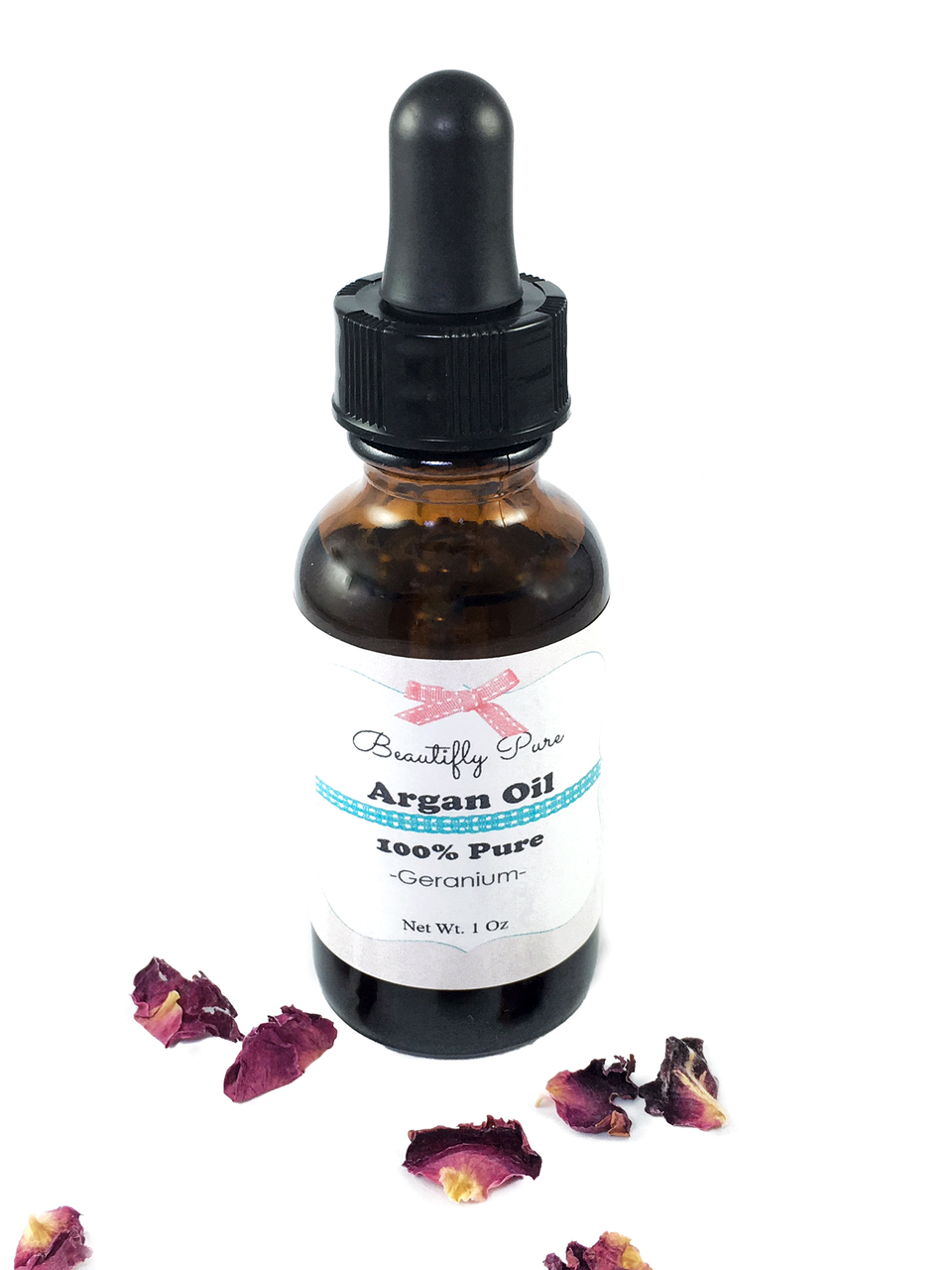 100% Pure Moroccan Argan Oil + Geranium (1 oz)