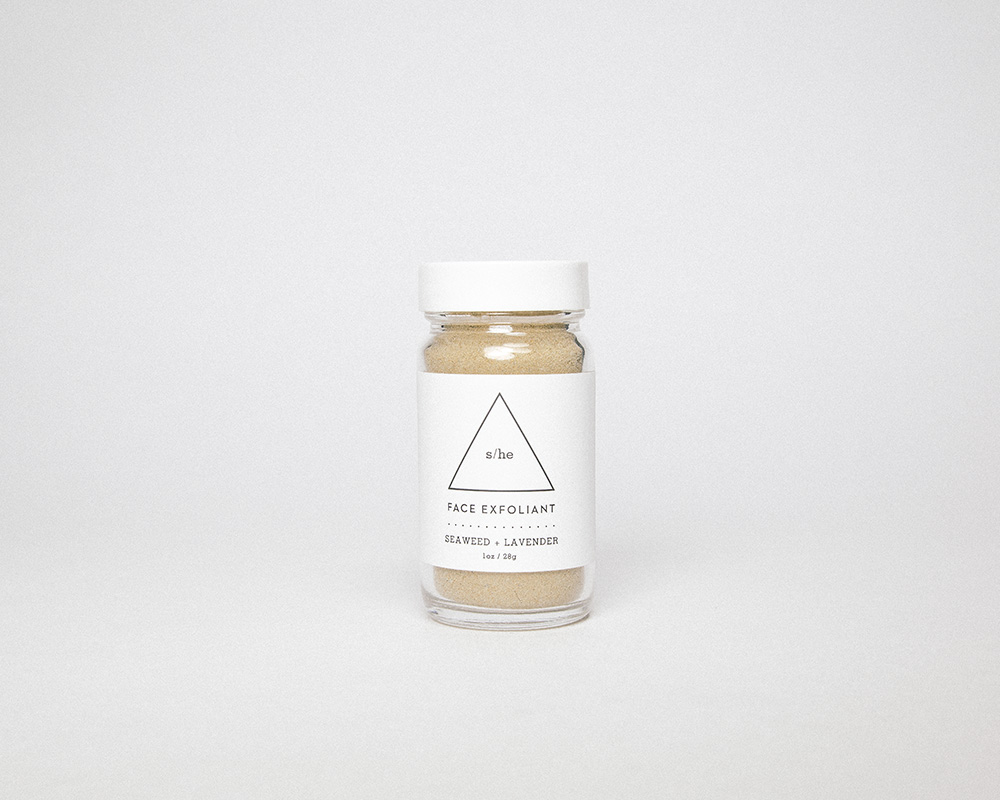 Seaweed + Lavender Face Exfoliant