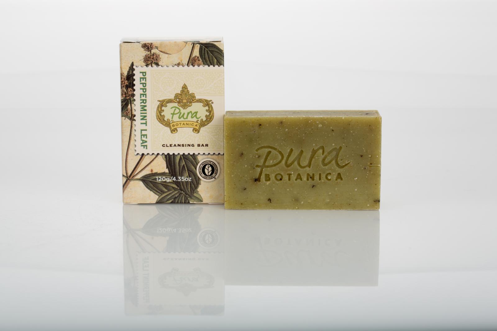 Peppermint Leaf Cleansing Bar