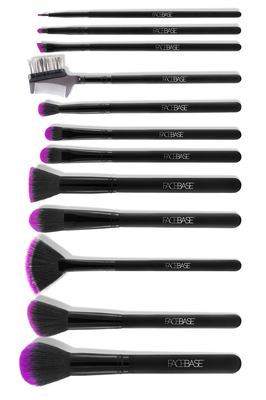 12piece Brush Set - Purple