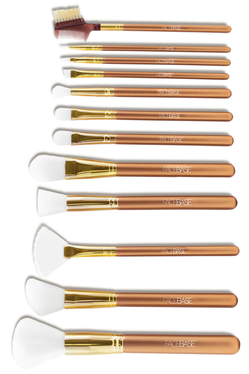 12piece Brush Set - Bronze