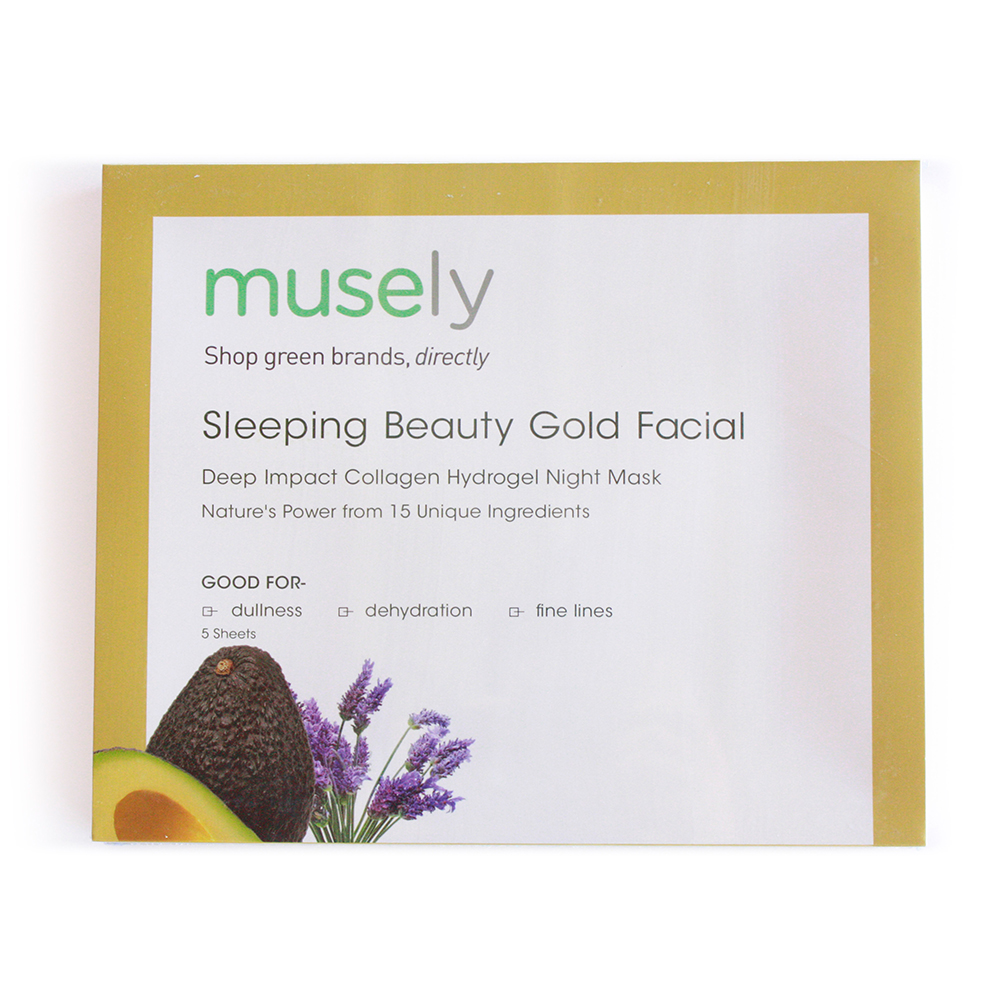 Sleeping Beauty Gold Facial Hydrogel Masks (Box of 5) - Celebrate our launch with 50% off! - image 2