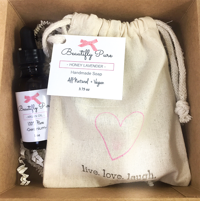 100% Pure Argan Oil and Honey Lavender Handmade Soap Gift Set