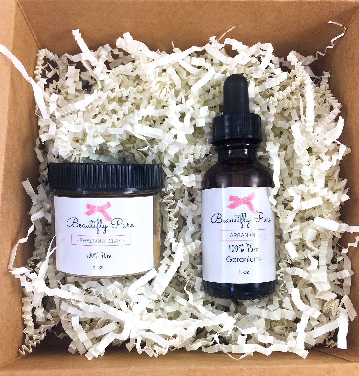 Rhassoul Clay and 100% Pure Argan Oil Gift Set