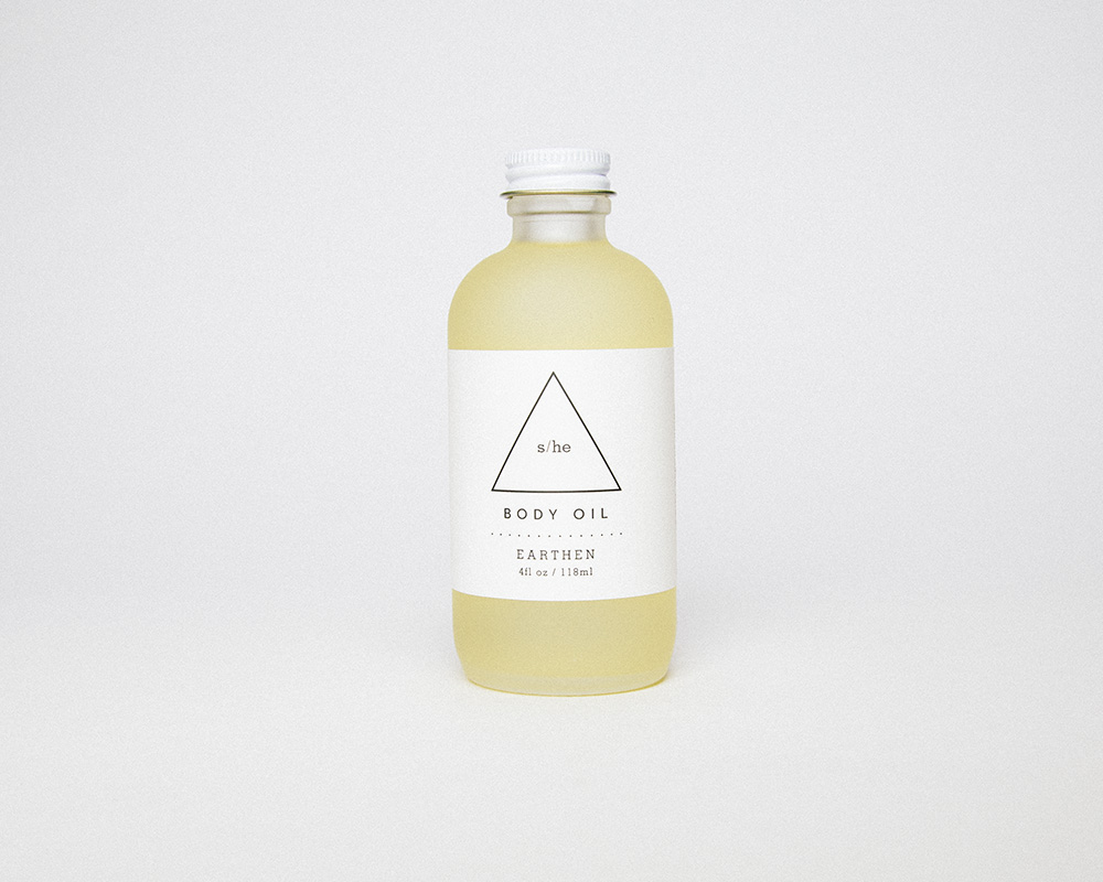 Earthen Body Oil, 4 oz