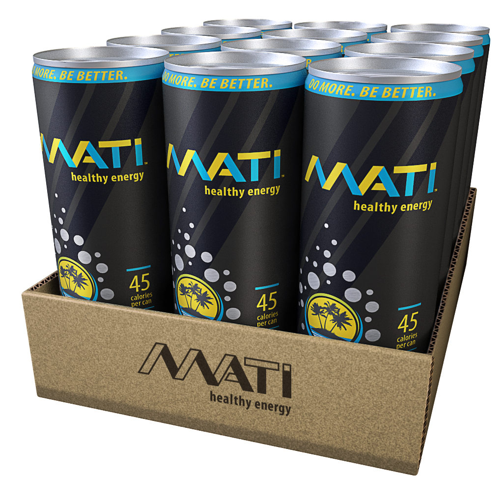 MATI Healthy Energy Drink - Tropical 12 oz - image 4