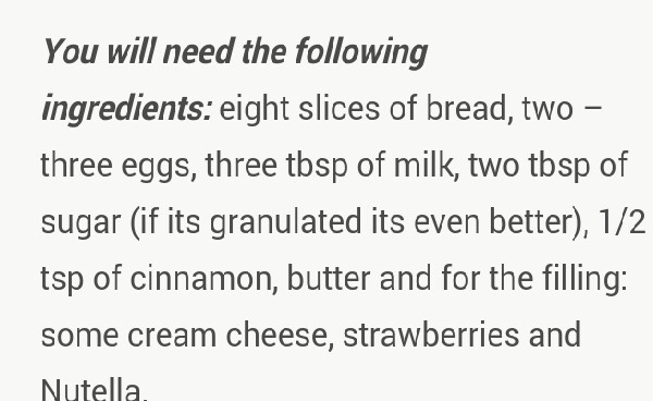 French Toast,  with a twist