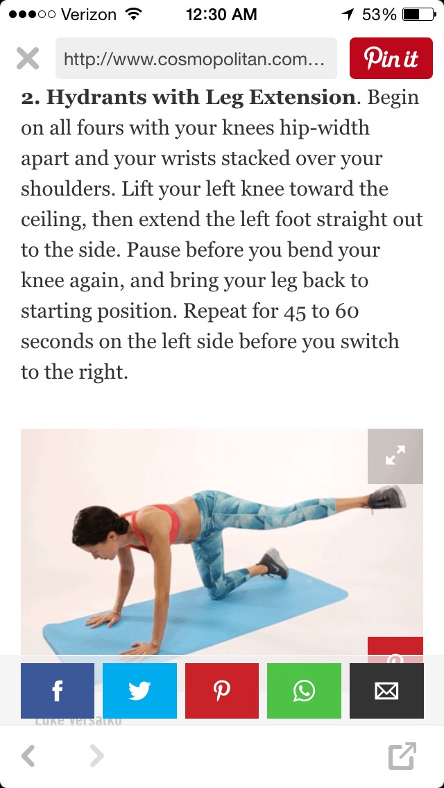 Butt Lifting Workout