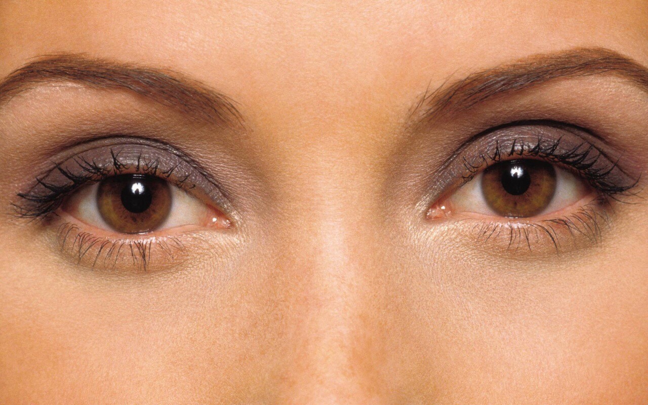 Brown eyes are actually blue under a layer of melanin
