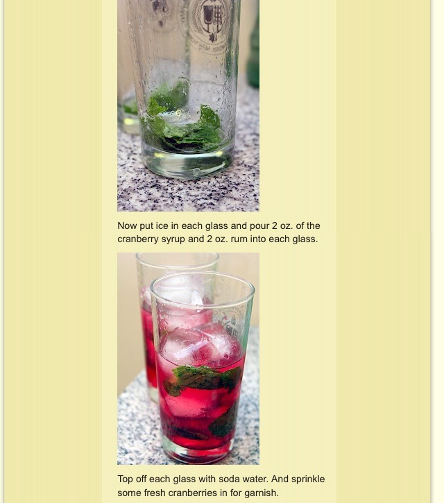 Cranberry Mojitios!!! Holiday Favorite!! Try It For yourself 