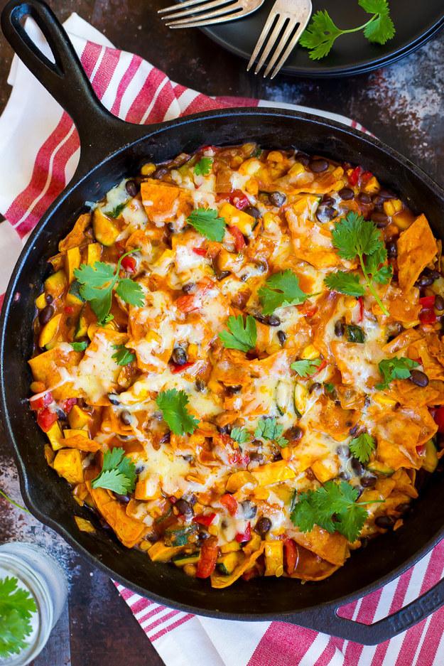 9. One-Pot Stove Top Enchiladas 