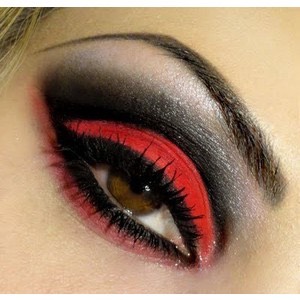 Red/Orange Eyeshadow Makeup🏮