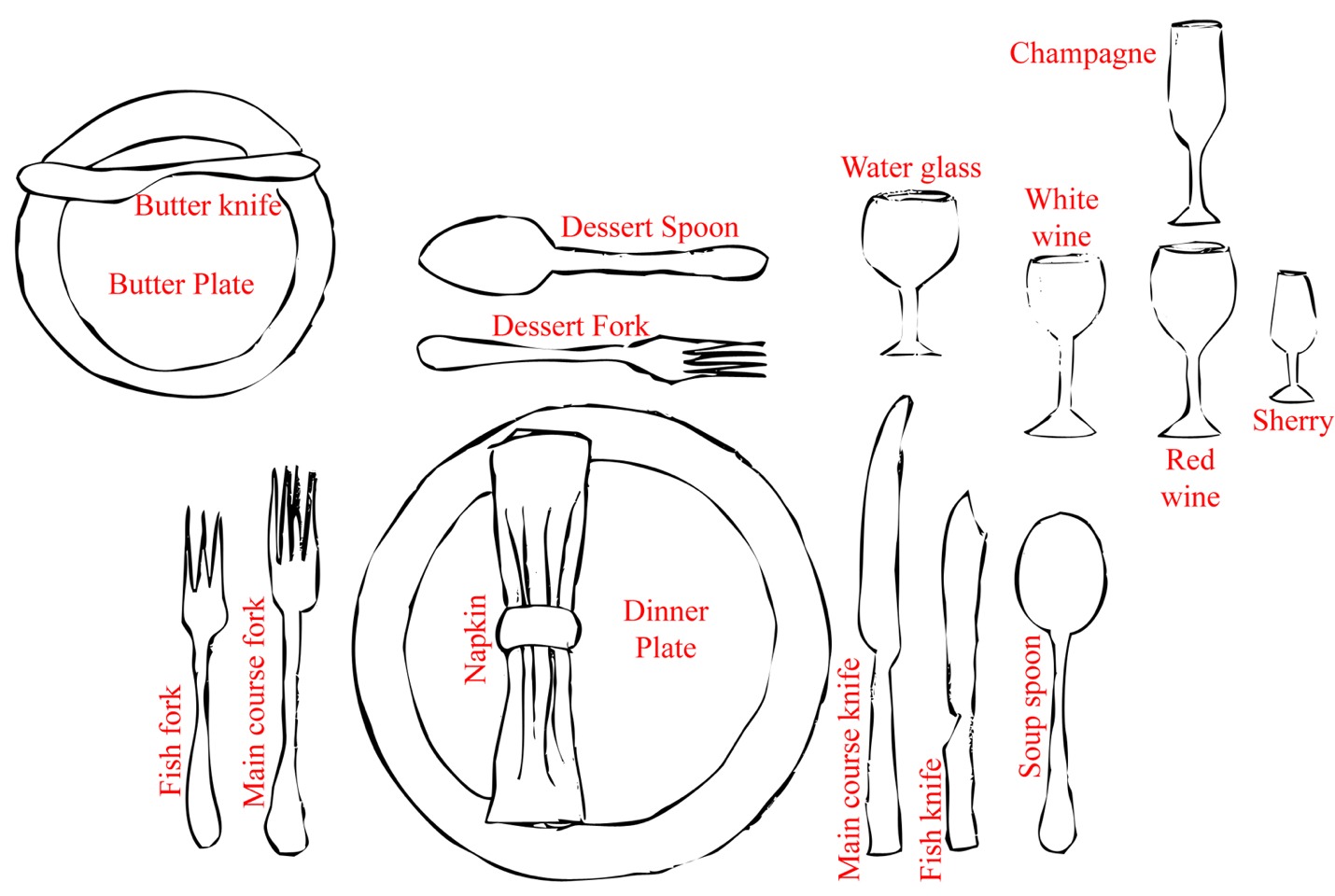 Formal Dinner Setting