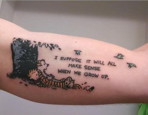 “I suppose it will all make sense when we grow up”