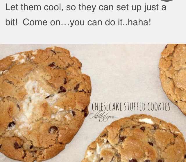 Cheesecake Stuffed Cookie