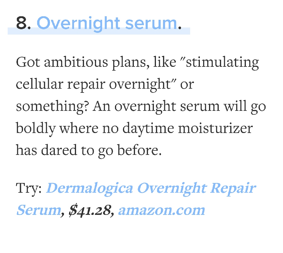 9 overnight products for waking up FLAWLESS