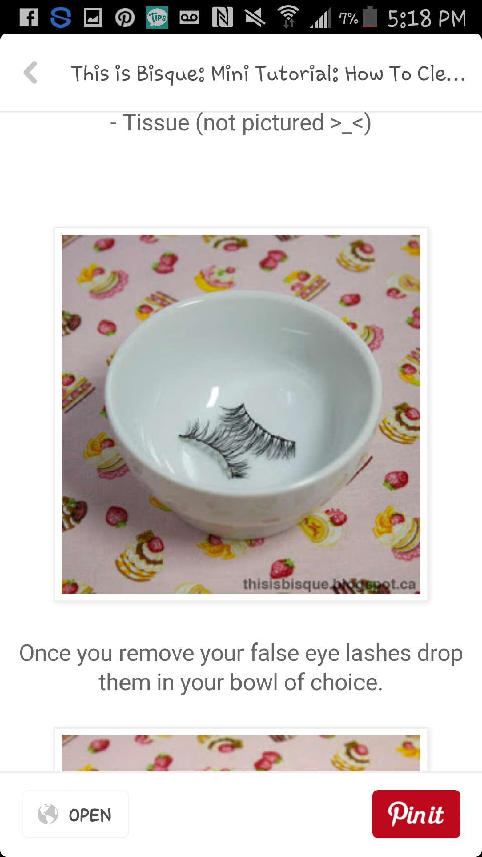 how to clean ur false lashes 