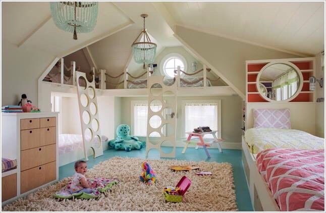 Elegant Space Savings Bedrooms For Four Kids!!👍👍