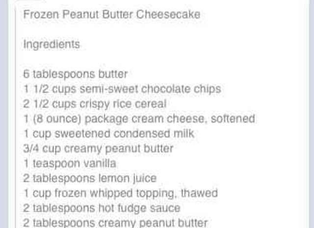 AMAZING!!!(: peanut Butter Cheesecake!!!(: