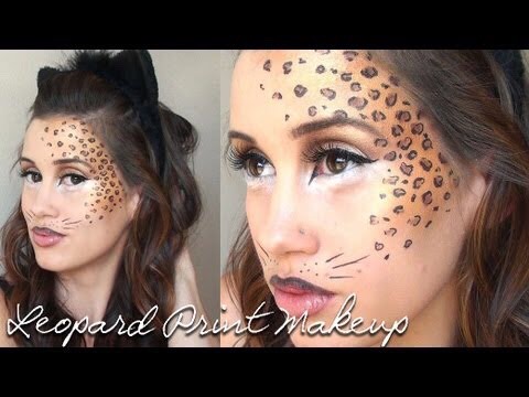 Tigers And Leopards. Face Painting Tutorial For Halloween.
