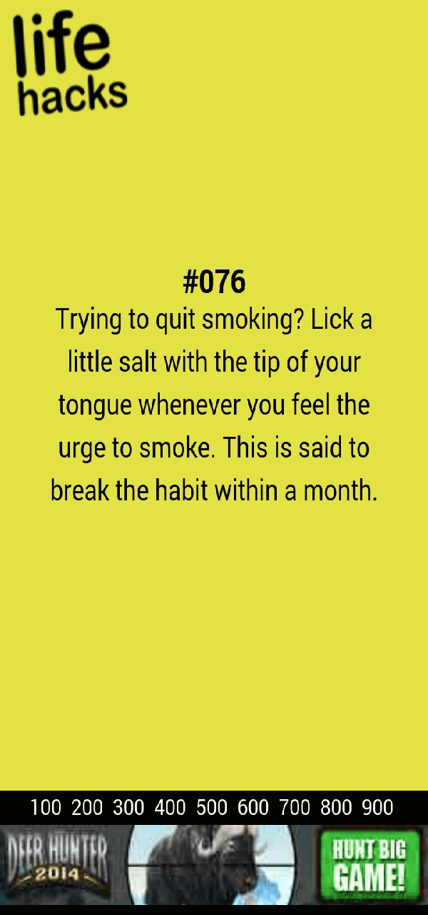 LIFE HACKS -PART 1