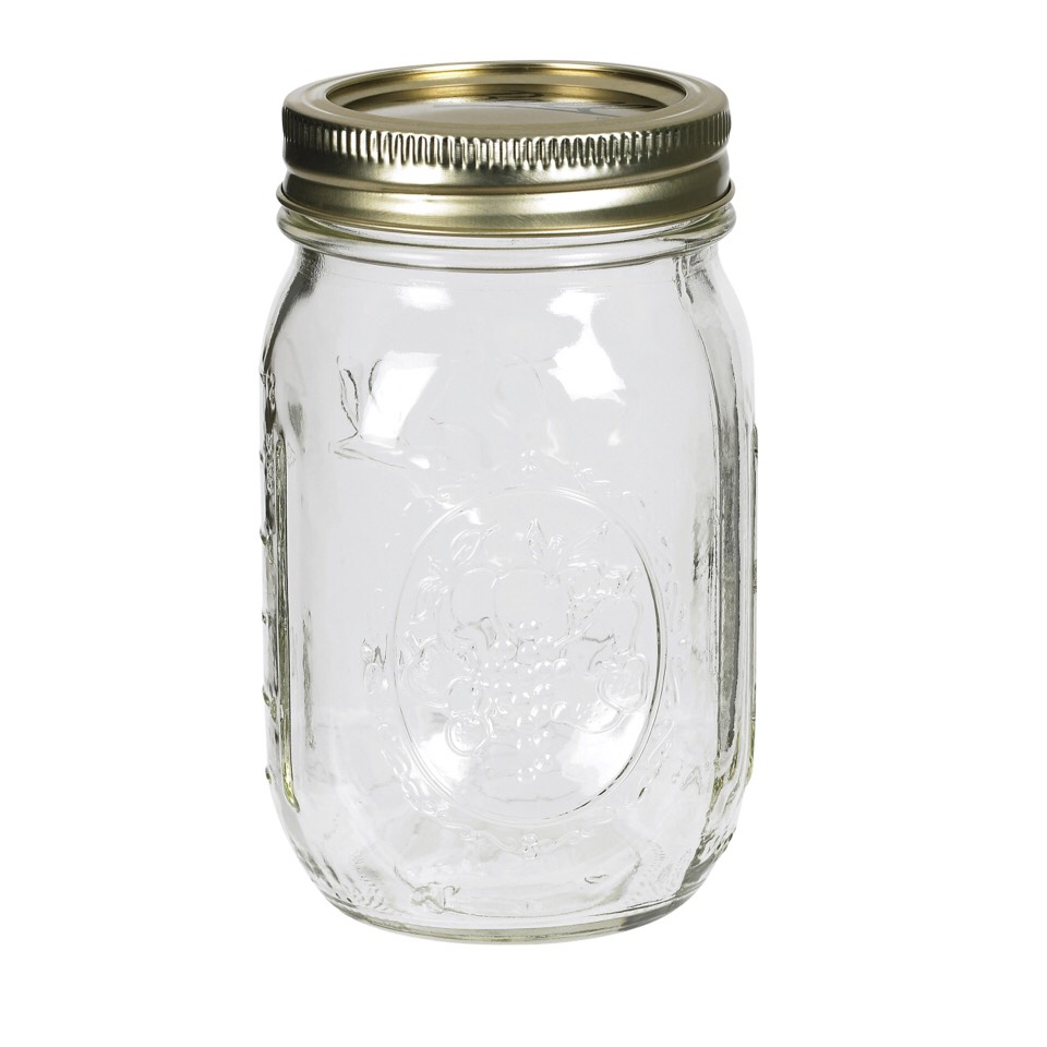 first get a mason jar