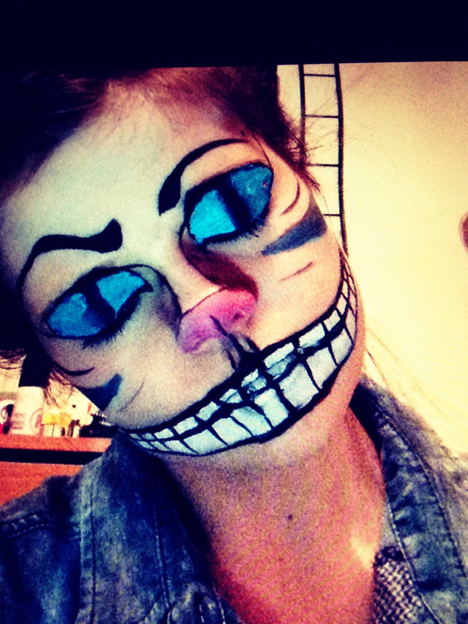 Alice In Wonderland Inspired Face Paint